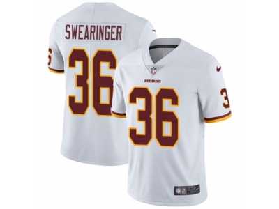 Men's Nike Washington Redskins #36 D.J. Swearinger Vapor Untouchable Limited White NFL Jersey