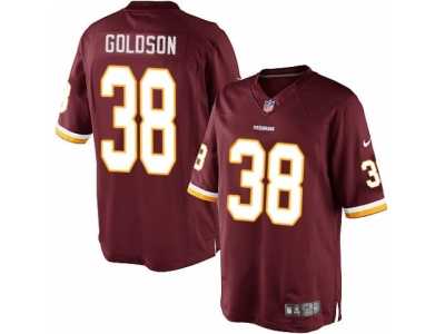 Men's Nike Washington Redskins #38 Dashon Goldson Limited Burgundy Red Team Color NFL Jersey