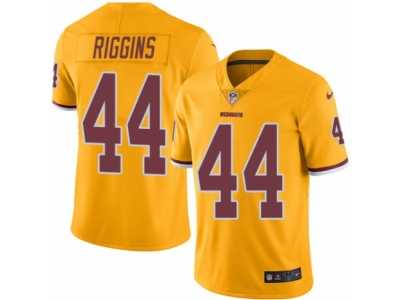 Men's Nike Washington Redskins #44 John Riggins Limited Gold Rush NFL Jersey
