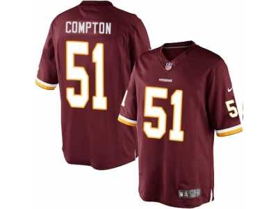 Men's Nike Washington Redskins #51 Will Compton Limited Burgundy Red Team Color NFL Jersey