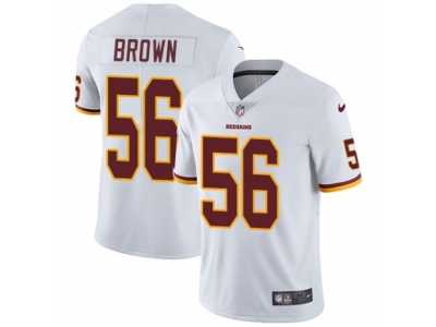 Men's Nike Washington Redskins #56 Zach Brown Vapor Untouchable Limited White NFL Jersey