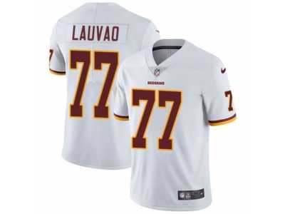 Men's Nike Washington Redskins #77 Shawn Lauvao Vapor Untouchable Limited White NFL Jersey