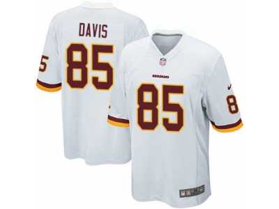 Men's Nike Washington Redskins #85 Vernon Davis Game White NFL Jersey