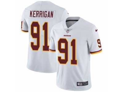 Men's Nike Washington Redskins #91 Ryan Kerrigan Vapor Untouchable Limited White NFL Jersey