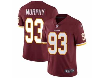 Men's Nike Washington Redskins #93 Trent Murphy Vapor Untouchable Limited Burgundy Red Team Color NFL Jersey