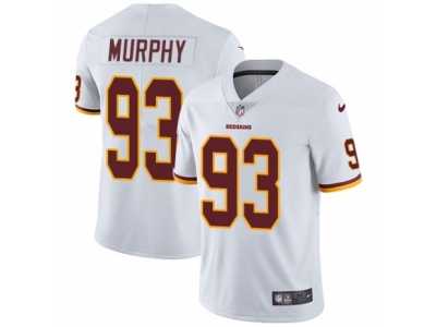 Men's Nike Washington Redskins #93 Trent Murphy Vapor Untouchable Limited White NFL Jersey