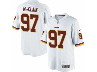 Men's Nike Washington Redskins #97 Terrell McClain Limited White NFL Jersey
