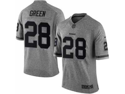 Nike Washington Redskins #28 Darrell Green Gridiron Gray jerseys(Limited)
