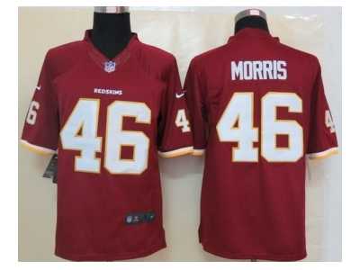 Nike Washington Redskins #46 Alfred Morris Burgundy Red Jersey[Limited]
