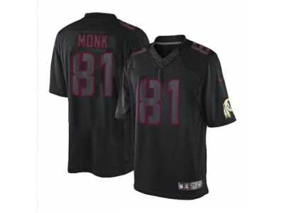 Nike jerseys washington redskins #81 monk black[Impact Limited]