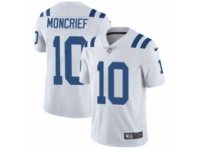 Men's Nike Indianapolis Colts #10 Donte Moncrief Vapor Untouchable Limited White NFL Jersey