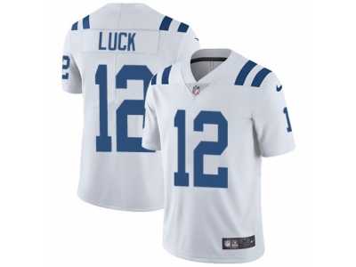 Men's Nike Indianapolis Colts #12 Andrew Luck Vapor Untouchable Limited White NFL Jersey