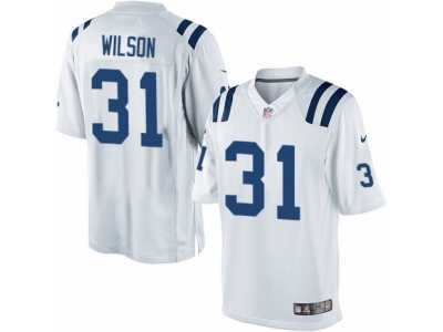 Men's Nike Indianapolis Colts #31 Quincy Wilson Limited White NFL Jersey