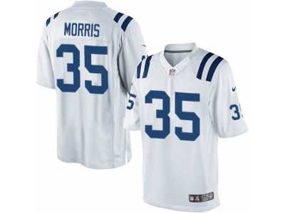 Men's Nike Indianapolis Colts #35 Darryl Morris Limited White NFL Jersey