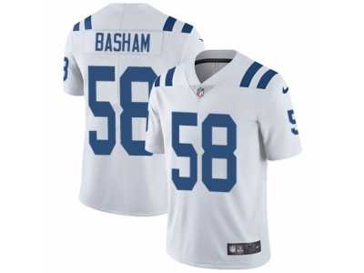 Men's Nike Indianapolis Colts #58 Tarell Basham Vapor Untouchable Limited White NFL Jersey