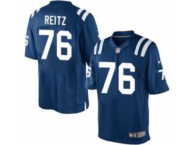 Men's Nike Indianapolis Colts #76 Joe Reitz Limited Royal Blue Team Color NFL Jersey