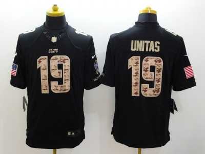 Nike Indianapolis Colts #19 unitas black Salute to Service Jerseys(Limited)