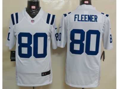 Nike Indianapolis Colts #80 Fleener White[Limited]Jerseys