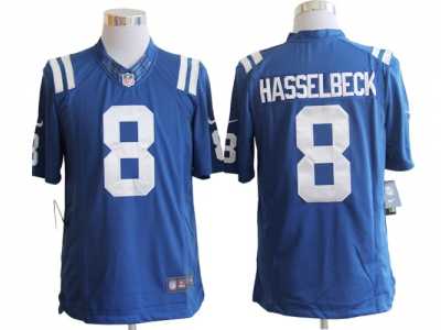 Nike NFL Indianapolis Colts #8 Matt Hasselbeck blue Jerseys(Limited)