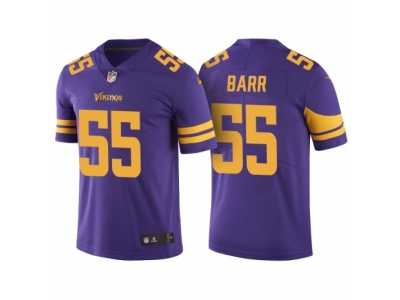 Men Minnesota Vikings #55 Anthony Barr Purple Color Rush Limited Jersey