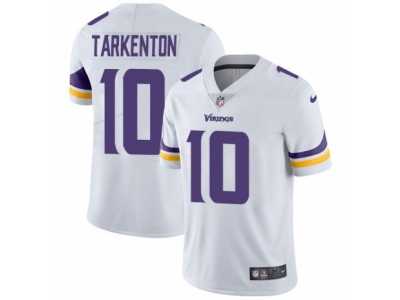 Men's Nike Minnesota Vikings #10 Fran Tarkenton Vapor Untouchable Limited White NFL Jersey