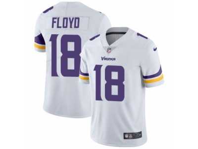 Men's Nike Minnesota Vikings #18 Michael Floyd Vapor Untouchable Limited White NFL Jersey