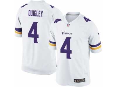 Men's Nike Minnesota Vikings #4 Ryan Quigley Limited White NFL Jersey