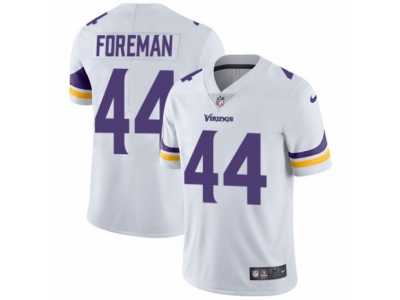 Men's Nike Minnesota Vikings #44 Chuck Foreman Vapor Untouchable Limited White NFL Jersey