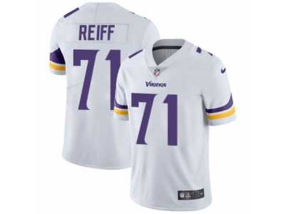 Men's Nike Minnesota Vikings #71 Riley Reiff Vapor Untouchable Limited White NFL Jersey