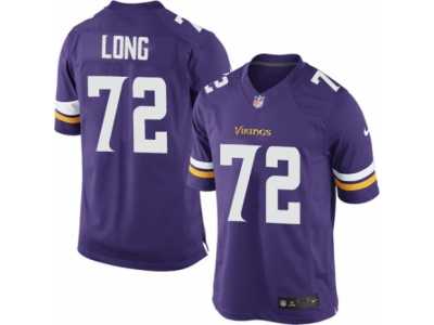 Men's Nike Minnesota Vikings #72 Jake Long Limited Purple Team Color NFL Jersey