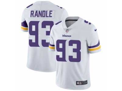 Men's Nike Minnesota Vikings #93 John Randle Vapor Untouchable Limited White NFL Jersey