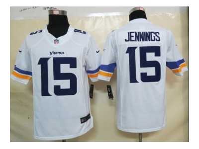 Nike Minnesota Vikings #15 Greg Jennings white Jerseys[Limited]