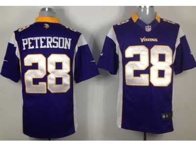 Nike Minnesota Vikings #28 Adrian Peterson Purple[Limited]Jerseys