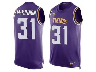 Nike Minnesota Vikings #31 Jerick McKinnon Purple Team Color Men's Stitched NFL Limited Tank Top Jersey