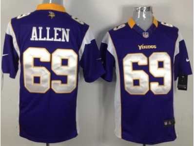 Nike Minnesota Vikings #69 Jared Allen Purple[Limited]Jerseys