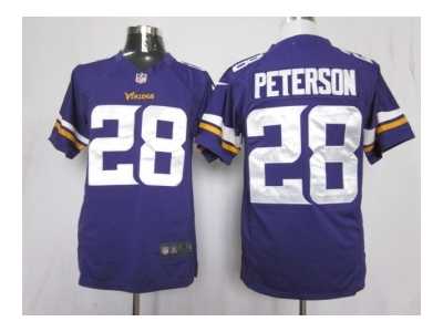 Nike NFL Minnesota Vikings #28 Adrian Peterson Purple Jerseys[Limited]
