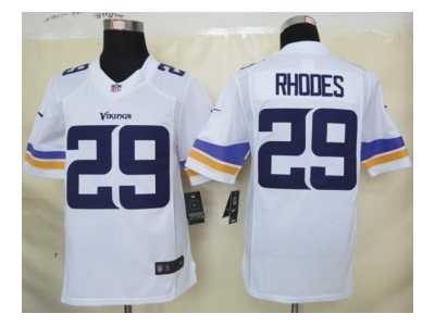 Nike NFL Minnesota Vikings #29 Xavier Rhodes white Jerseys[Limited]