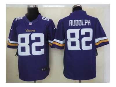 Nike NFL Minnesota Vikings #82 Kyle Rudolph Purple Jerseys[Limited]