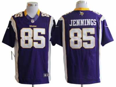 Nike NFL Minnesota Vikings #85 Greg Jennings Purple Jerseys(Limited)