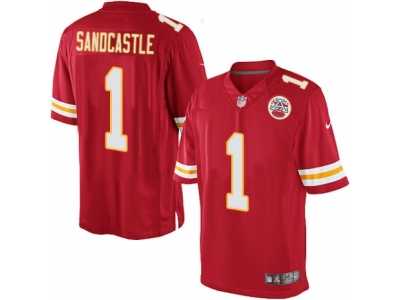Men's Nike Kansas City Chiefs #1 Leon Sandcastle Limited Red Team Color NFL Jersey