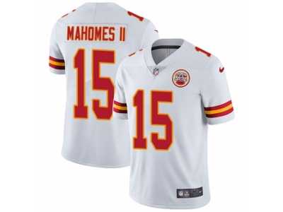 Men's Nike Kansas City Chiefs #15 Patrick Mahomes II Vapor Untouchable Limited White NFL Jersey