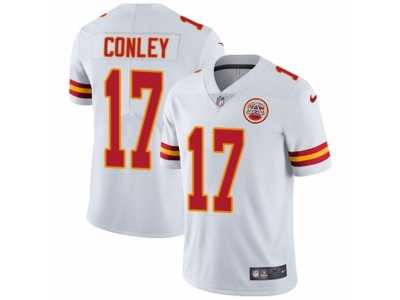 Men's Nike Kansas City Chiefs #17 Chris Conley Vapor Untouchable Limited White NFL Jersey
