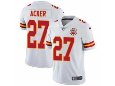 Men's Nike Kansas City Chiefs #27 Kenneth Acker Vapor Untouchable Limited White NFL Jersey