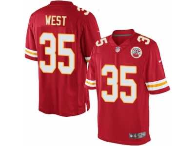 Men's Nike Kansas City Chiefs #35 Charcandrick West Limited Red Team Color NFL Jersey