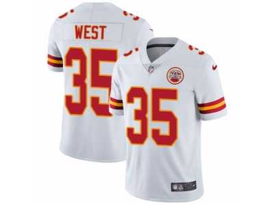 Men's Nike Kansas City Chiefs #35 Charcandrick West Vapor Untouchable Limited White NFL Jersey