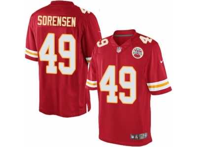 Men's Nike Kansas City Chiefs #49 Daniel Sorensen Limited Red Team Color NFL Jersey