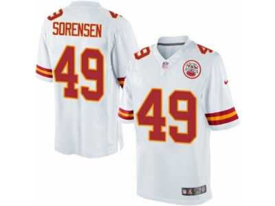 Men's Nike Kansas City Chiefs #49 Daniel Sorensen Limited White NFL Jersey