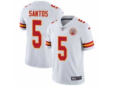 Men's Nike Kansas City Chiefs #5 Cairo Santos Vapor Untouchable Limited White NFL Jersey