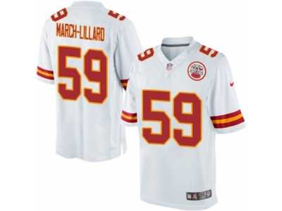 Men's Nike Kansas City Chiefs #59 Justin March-Lillard Limited White NFL Jersey