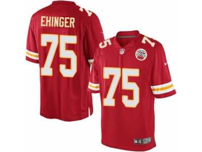 Men's Nike Kansas City Chiefs #75 Parker Ehinger Limited Red Team Color NFL Jersey